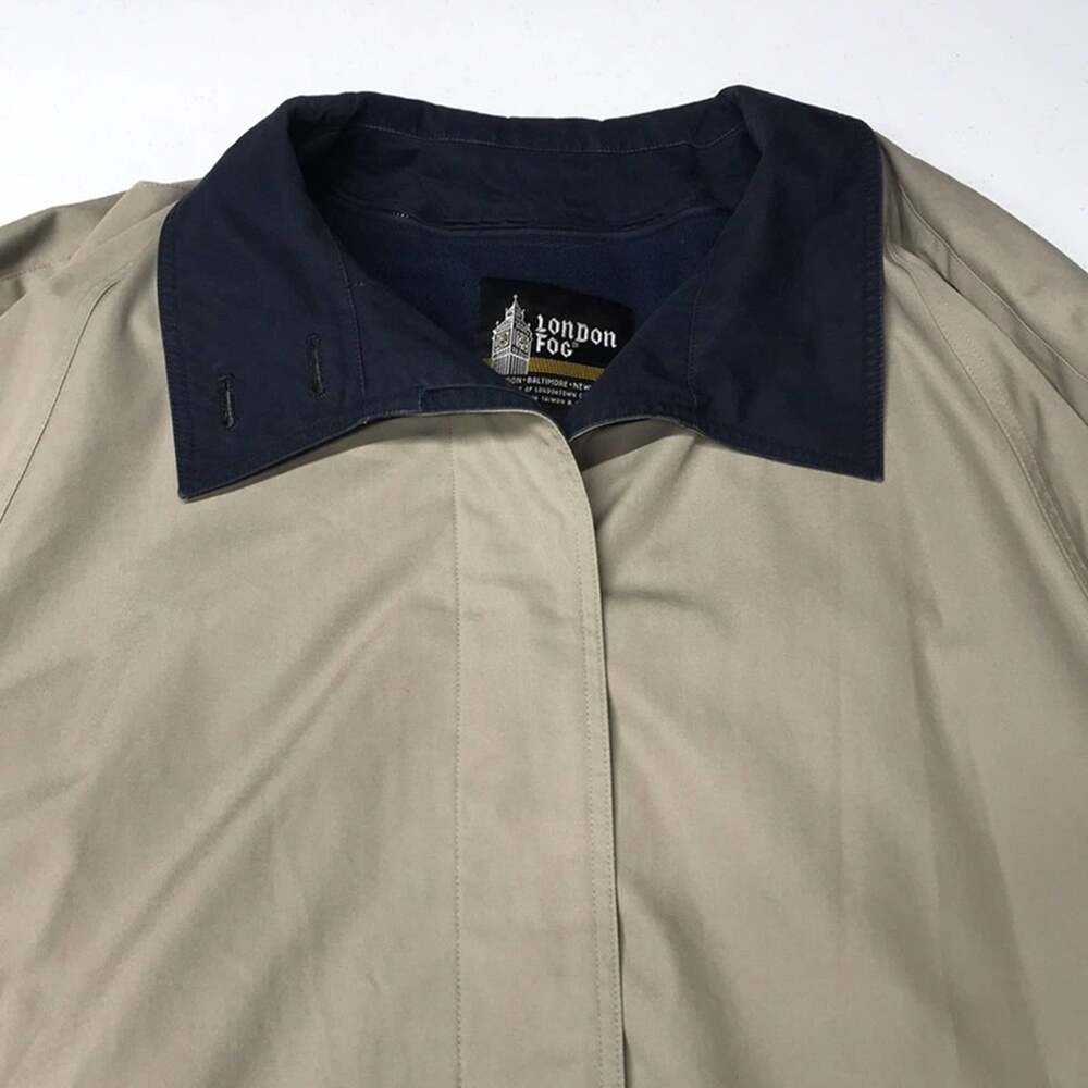 LONDON FOG Mens 22 1/2 REG Mid Length Trench Coat